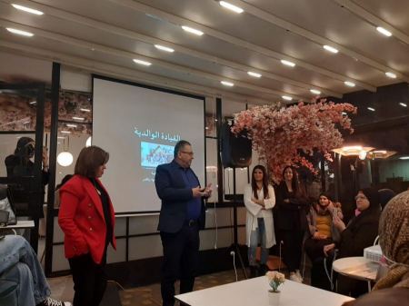 رشفة ثقافية في كافي جوري بمدينة الطيبة 